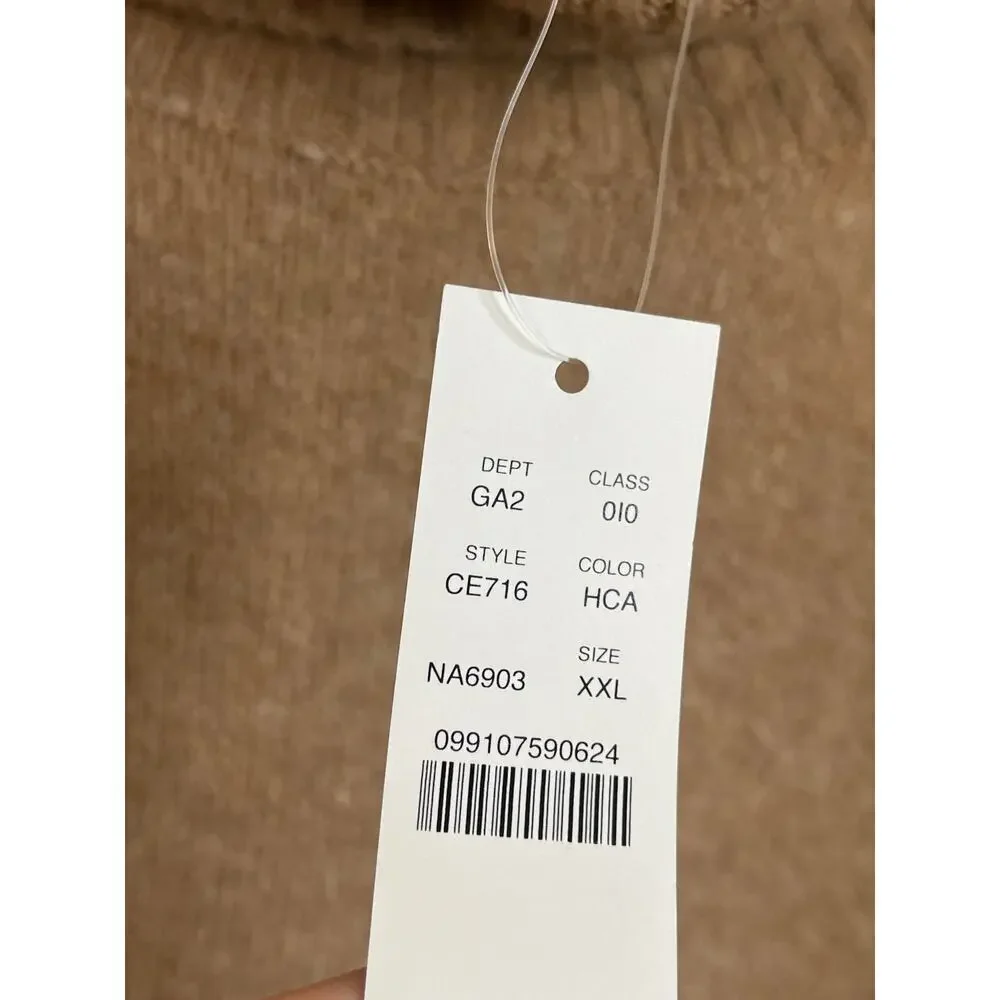 J. Crew Turtleneck sweater wool blend Supersoft yarn, size XXL, MSRP $128, CE716